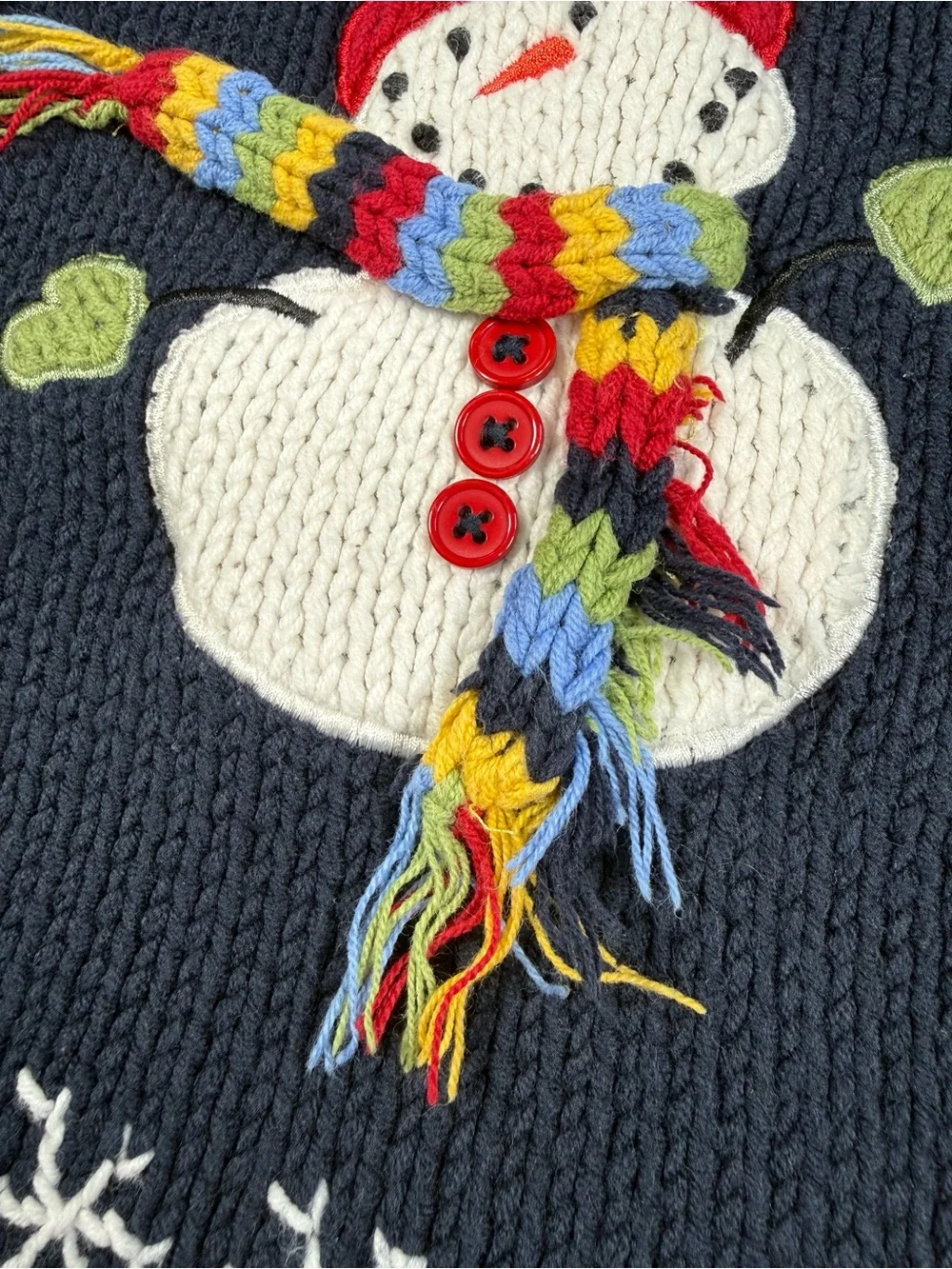 THE CHILDRENS‎ PLACE Snowman Christmas Sweater 4T Holiday Winter Cozy Vintage